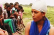 Swimmer Rekha Kumari, 16, is practising for the 2020 Olympics in a dam